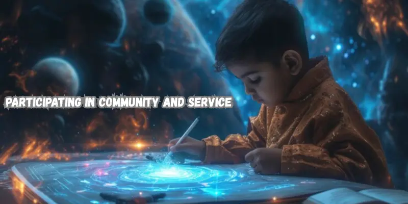 participating in community and service